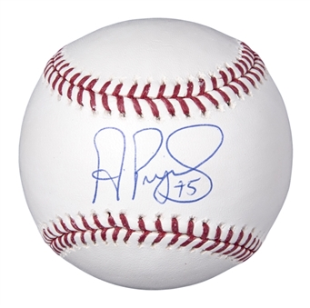 Albert Pujols Single Signed OML Selig Baseball (PSA/DNA GEM MT 10)